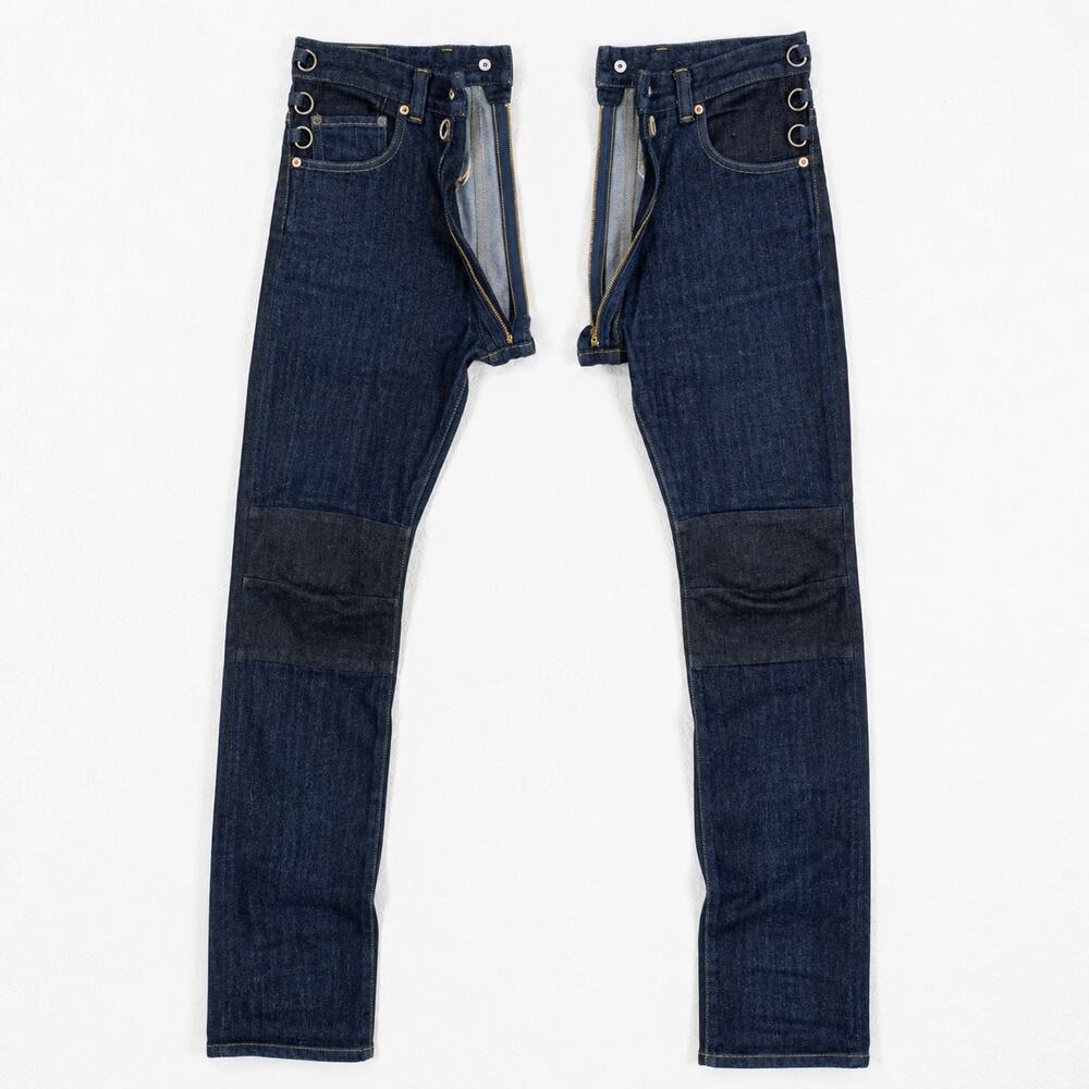 Comme des Garcons GANRYE Desconstructed zip split Skinny Jean Medium